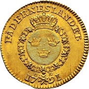 1 Ducat - Gustav III reverse image