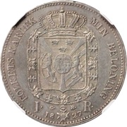 1 Riksdaler - Carl XIV Johan reverse image