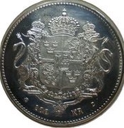200 Kronor - Carl XVI Gustaf Queen Silvia reverse image