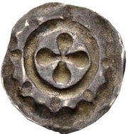 Denier, Switzerland, 1150-1199 reverse image