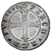 ½ Kreutzer, Switzerland, 1679 reverse image