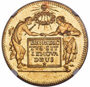 6 Ducats, Switzerland, 1750 reverse image