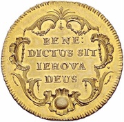 6 Ducats, Switzerland, 1775 reverse image