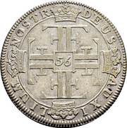 56 Kreuzers, Switzerland, 1796-1797 reverse image
