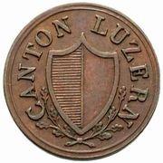 1 Rappen obverse image