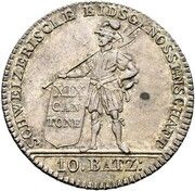 10 Batzen, Switzerland, 1811-1812 reverse image