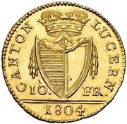 10 Franken obverse image