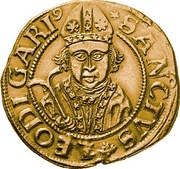 4 Goldgulden Bust of Saint Leodegar, Switzerland, 1550-1601 reverse image