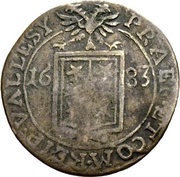 Batzen - Adrian V, Switzerland, 1683-1685 reverse image