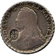 39 Batz Counterstamped obverse image