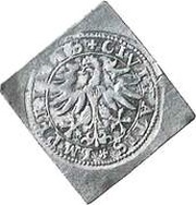 Schilling Klippe; 2 schillings weight reverse image
