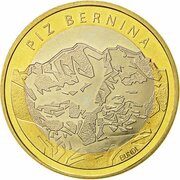 10 Francs Piz Bernina reverse image