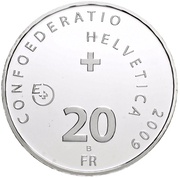 20 Francs Brienz-Rothorn Railway; trial obverse image