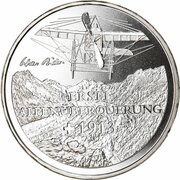 20 Francs Transalpine flight, Switzerland, 2013 reverse image