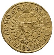 1 Ducat - Matthias II Prague reverse image