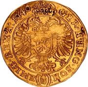 2 Ducats - Ferdinand III Prague, Bohemia, 1638-1640 reverse image