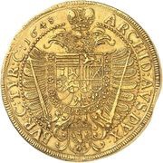 10 Ducats - Ferdinand III Brünn, Bohemia, 1648 reverse image