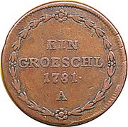 1 Gröschl - Josef II Vienna reverse image