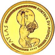 1500 Francs Atlas reverse image