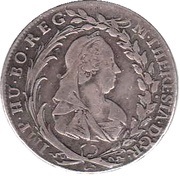 20 Kreuzers - Maria Theresia Prague obverse image