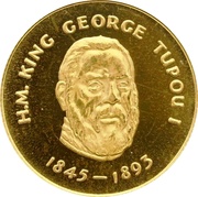 25 Pa'anga - Taufa’ahau Tupou IV King George Tupou I obverse image