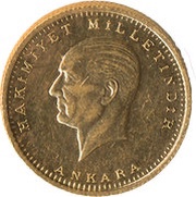 250 Kuruş Gold Bullion Coinage reverse image