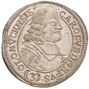 3 Kreuzers - Charles II of Liechtenstein-Kastelkorn obverse image