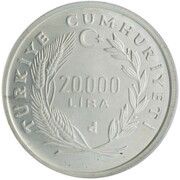 20 000 Lira Environmental Protection obverse image
