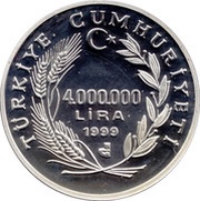 4 000 000 Lira Tophane obverse image