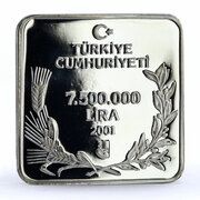 7 500 000 Lira Olive bee-eater obverse image