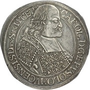 1 Thaler - Charles II of Liechtenstein-Kastelkorn obverse image