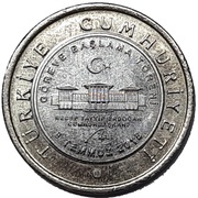 1 Lira Inauguration Ceremony obverse image