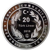20 Lira Şeyh Edebali obverse image