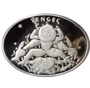 25 Yeni Lira Cancer, Turkey, 2008 reverse image