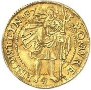 1 Ducat - Wilhelm of Rosenberg, Bohemia, 1587 reverse image