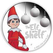 50 Cents - Elizabeth II The Elf on the Shelf, Tuvalu, 2022 reverse image