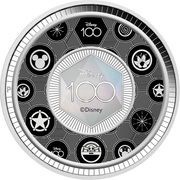50 Cents - Charles III Disney, Tuvalu, 2023 reverse image