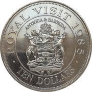 10 Dollars - Elizabeth II Royal Visit reverse image