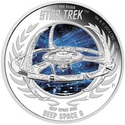 1 Dollar - Elizabeth II Deep Space 9, Tuvalu, 2015 reverse image