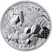 1 Dollar - Elizabeth II Thor, Tuvalu, 2018 reverse image