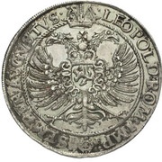½ Thaler - Franz Ernst, Bohemia, 1661 reverse image