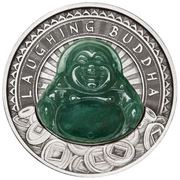 1 Dollar - Elizabeth II Laughing Buddha, Tuvalu, 2019 reverse image
