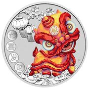 1 Dollar - Elizabeth II Chinese New Year, Tuvalu, 2020 reverse image