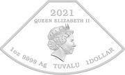 1 Dollar - Elizabeth II Ox Quadrant: Bottom obverse image