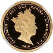 1 Sovereign - Elizabeth II Queen Victoria - Gothic Head obverse image