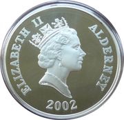 5 Pounds - Elizabeth II Duke of Wellington; Silver Proof obverse image