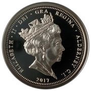 5 Pounds - Elizabeth II Platinum Wedding obverse image