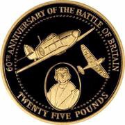 25 Pounds - Elizabeth II Battle of Britain, United Kingdom, 2000 reverse image