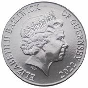 10 Pence - Elizabeth II Red Admiral obverse image