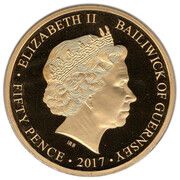 50 Pence - Elizabeth II WWI - Royal Flying Corps Medals obverse image